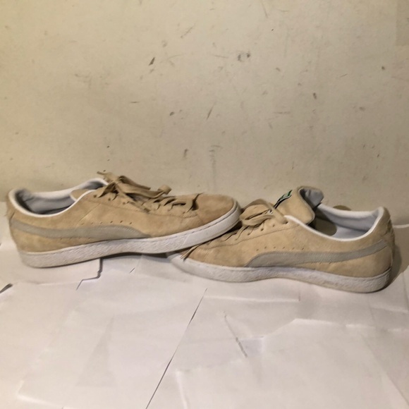 Puma Tan Sneakers Low-Top Casual - Picture 3 of 11